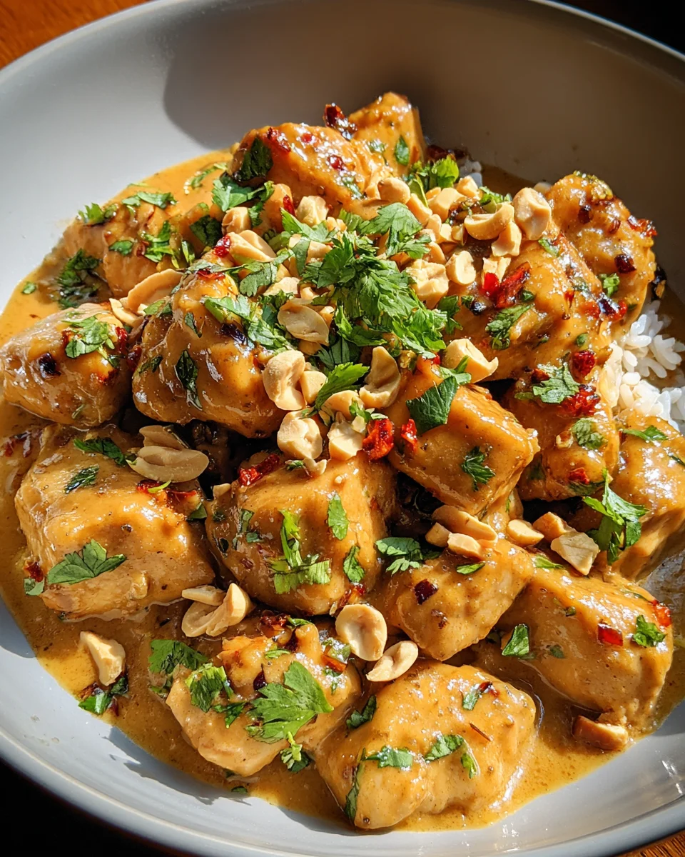 Thai Peanut Chicken Thai
