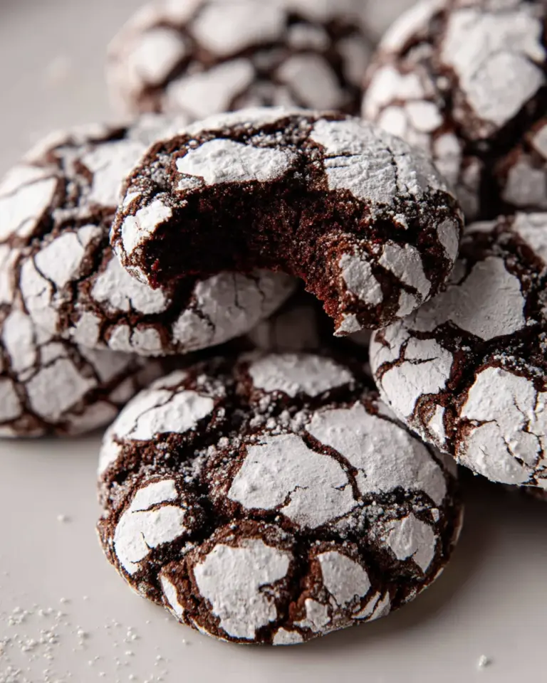 The BEST Chocolate Crinkle Cookies Recipe