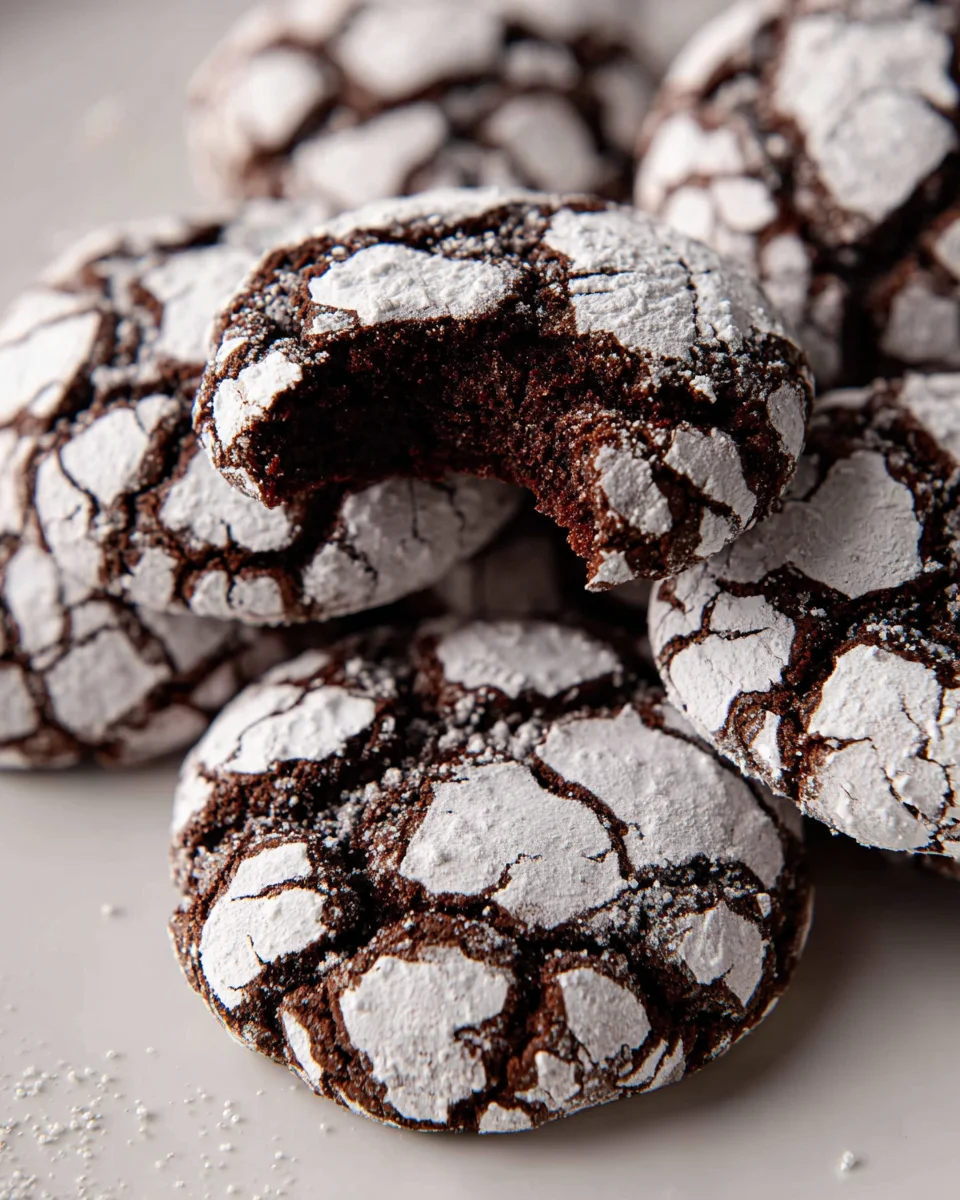 The BEST Chocolate Crinkle Cookies Recipe The BEST Chocolate Crinkle Cookies Recipe
