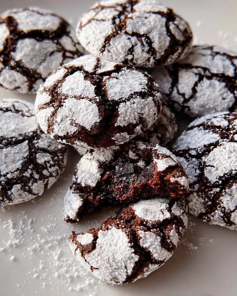 The BEST Chocolate Crinkle Cookies Recipe The