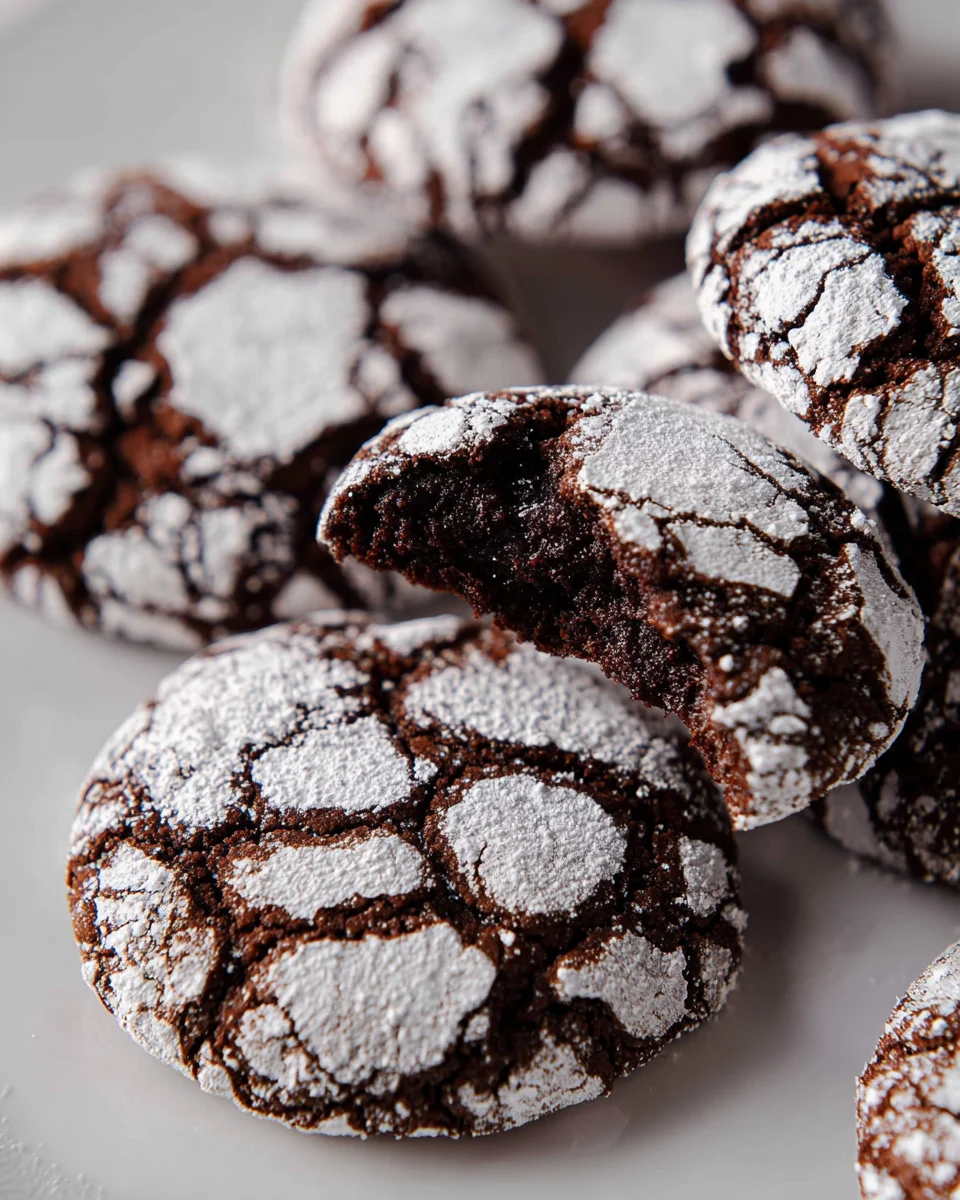 The BEST Chocolate Crinkle Cookies Recipe The