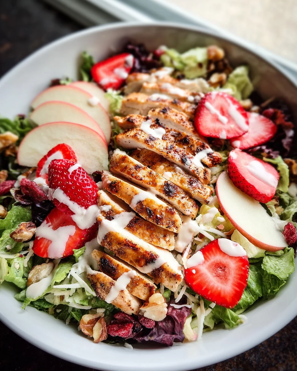 The Best Strawberry Chicken Salad The