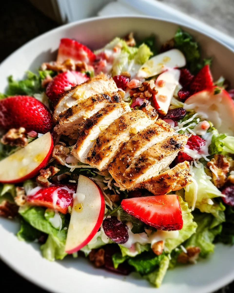 The Best Strawberry Chicken Salad The
