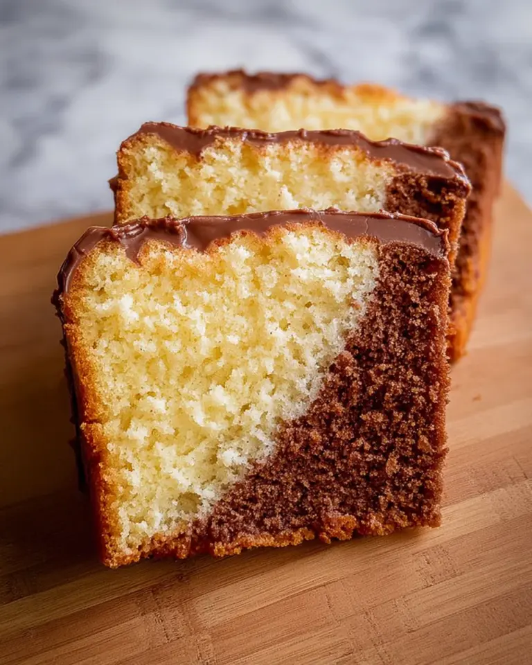 Three Layer Pound Cake