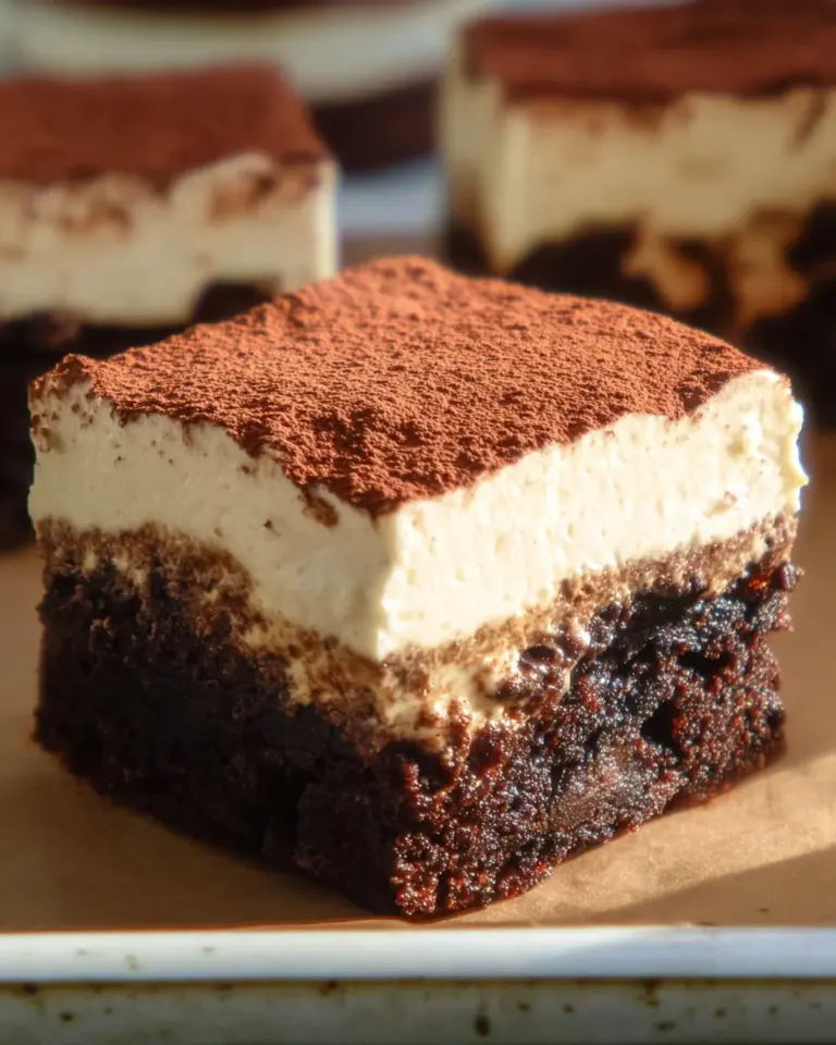 Tiramisu Brownies