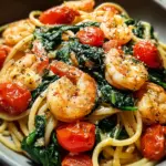 Tomato Spinach Shrimp Pasta Tomato Spinach Shrimp Pasta