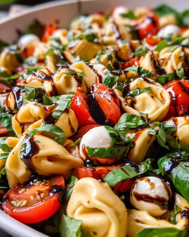 Tortellini Caprese Salad