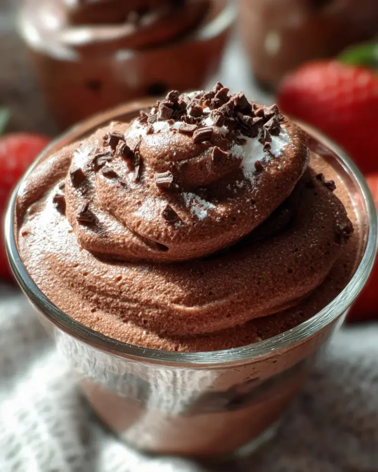 Vegan Chocolate Mousse with Aquafaba