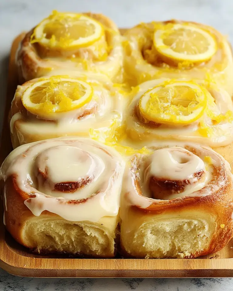 Vegan Lemon Sweet Rolls