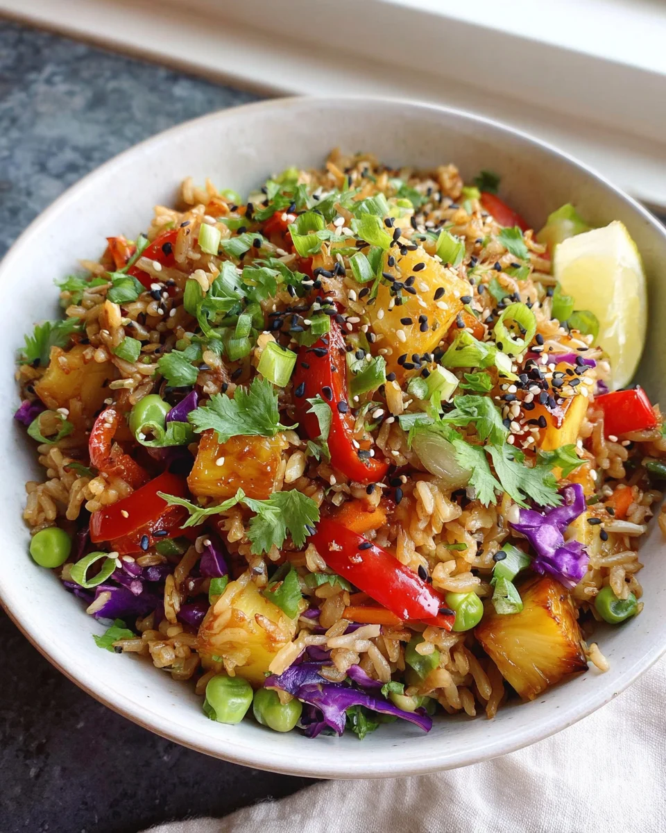 Vegan Pineapple Fried Rice Vegan Pineapple Fried Rice