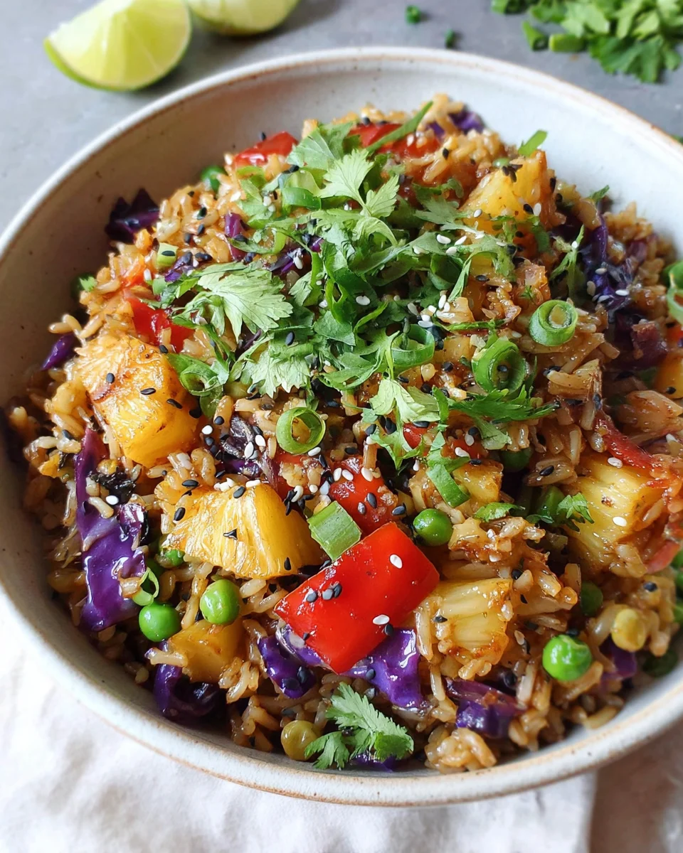 Vegan Pineapple Fried Rice Vegan