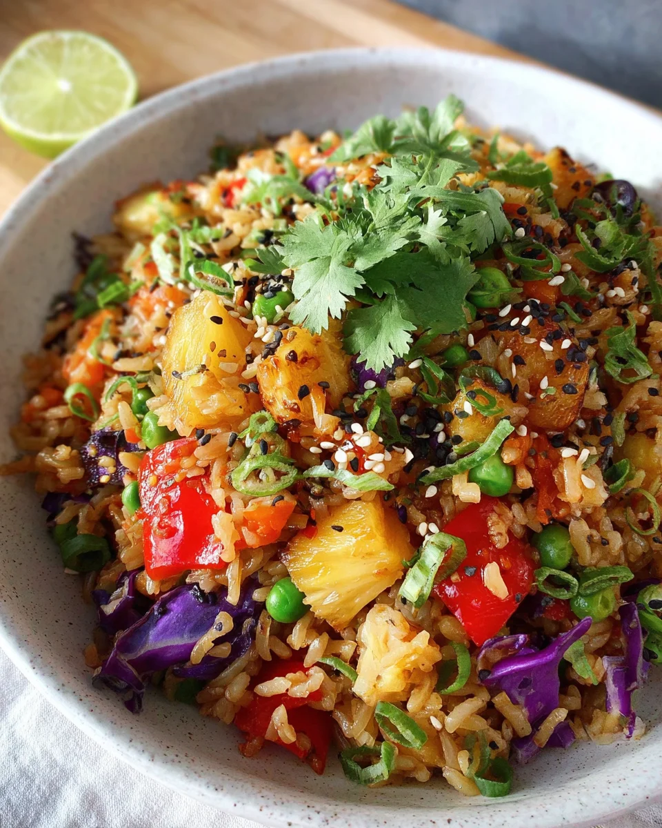 Vegan Pineapple Fried Rice Vegan